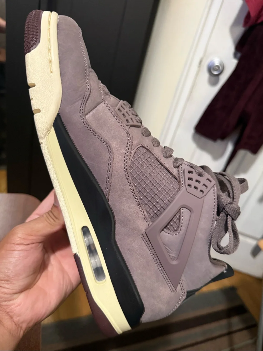 Men's Purple High-Top Athletic Sneakers